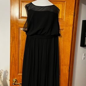 Navy formal, size 10,sheer over blouse